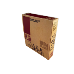 DARK HORSE SLIM Bio Rolling Papers Full Box 25 Booklets