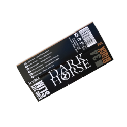 DARK HORSE SLIM Black Rolling Papers Full Box 25 Booklets