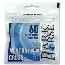 DARK HORSE Capsule Menthol Crush Ultra Slim Filter Tips Ø6/15mm