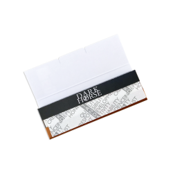 DARK HORSE Silver Rolling Papers Full Box 50 Packs