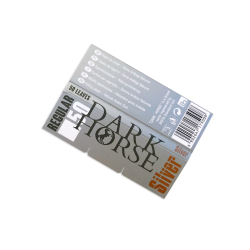 DARK HORSE Silver Rolling Papers Full Box 50 Packs