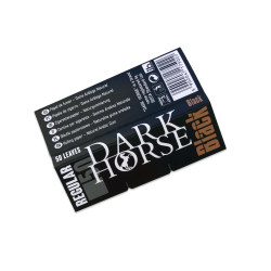 DARK HORSE Black Rolling Papers Full Box 50 Packs
