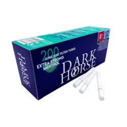 DARK HORSE Extra Strong Menthol 200 Filter Tubes