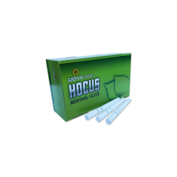 HOCUS Menthol King Size 100 Empty Cigarette Filter Tubes
