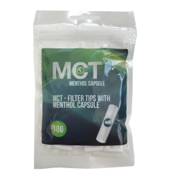 MCT Filter Tips With Menthol Capsule Ø6/20mm