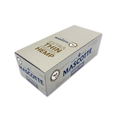 MASCOTTE Organic Hemp Extra Thin Cigarette Rolling Papers Full Box 50 Packs