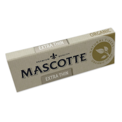 MASCOTTE Organic Hemp Extra Thin Cigarette Rolling Papers Full Box 50 Packs