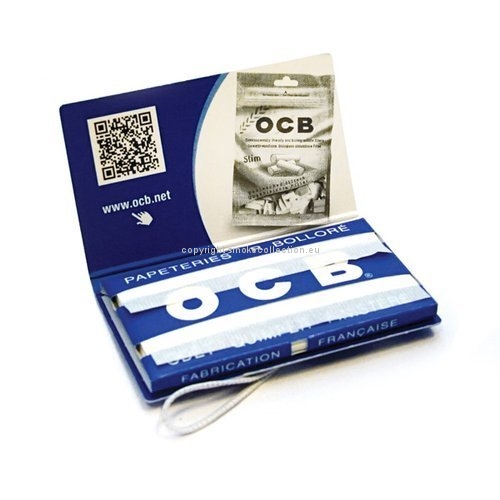 OCB Blue Cartonne Express  Bis LIMITED EDITION Cigarette Rolling Papers  1box