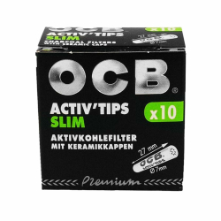 OCB Filters Ø7mm Slim Carbon Activ`Tips a`10