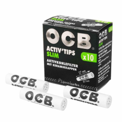 OCB Filters Ø7mm Slim Carbon Activ`Tips a`10