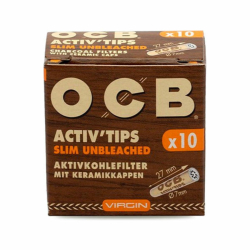 OCB Filters Ø7mm Virgin Activ`Tips a`10